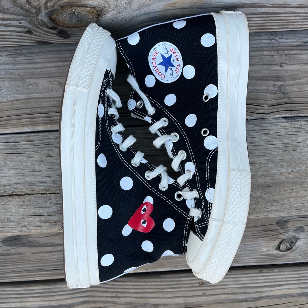 Converse Black and White Comme des Garçons PLAY